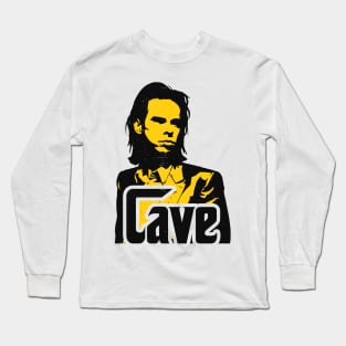 Retro Nick Cave Next Door Tribute Long Sleeve T-Shirt